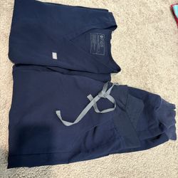 Navy blue Figs Scrub