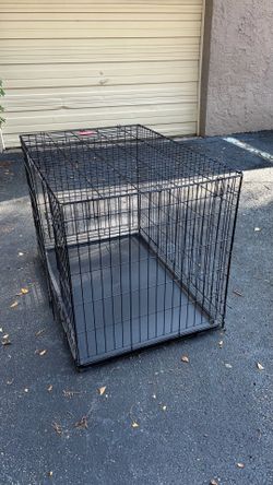 Like new- Midwest Contour Folding Double Door Dog Crate, 42"