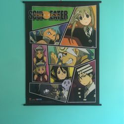 Canvas Anime Wall Scroll, Large