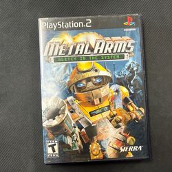 Metal Arms: Glitch in the System (Sony PlayStation 2, 2003) Tested & Working