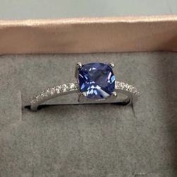 Tanzanite Ring S925 Sz 6 