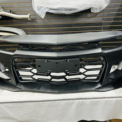 Fit 14-15 Chevy Camaro 5TH to 6TH Gen 1LE Style PP Front Bumper Cover Conversion