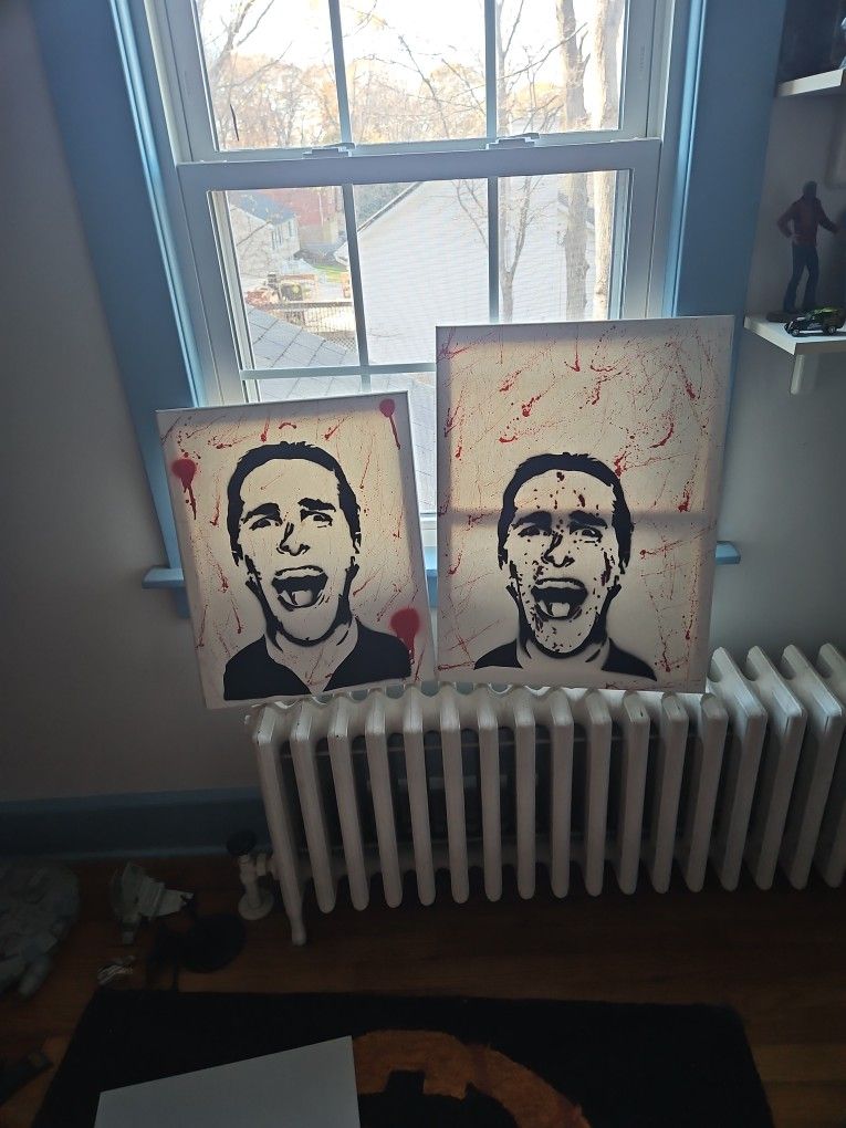 American Psycho On Canvas