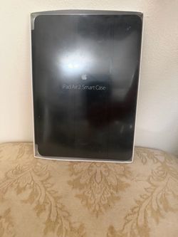 Apple iPad Air 2 Genuine Leather Smart Case (Black) - Open Box