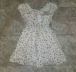 Children's place girls floral print dress new