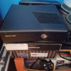Original Xbox, 360 with games and all the chords and controller