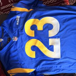 Kyren Williams Autographed Nike Los Angeles Rams Blue Game Jersey