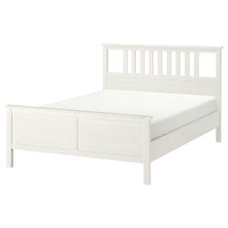 IKEA White Hemnes Double Bed frame - Excellent