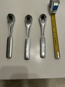 Vintage Craftsman 3/8 Drive Quick Release Ratchet Made In USA VM-VQ-VH PRICE EACH