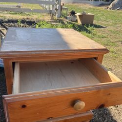 Solid Wood Bedside Table