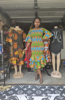 Mermaid Long Dress, African Casual Dress