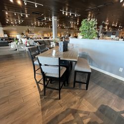 Black 6PC Counter Height Table Set