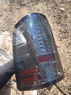 Smoked LEDs Tail Light For GMC 2500