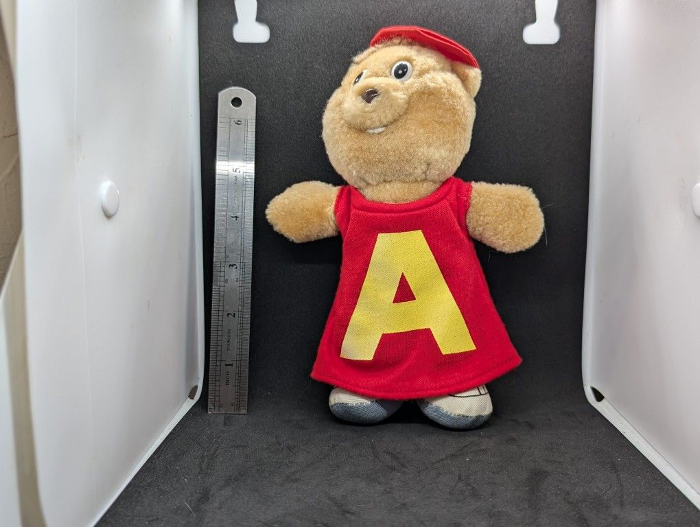 Vintage 1987 Alvin and the Chipmunks ALVIN 8” Stuffed Plush Toy