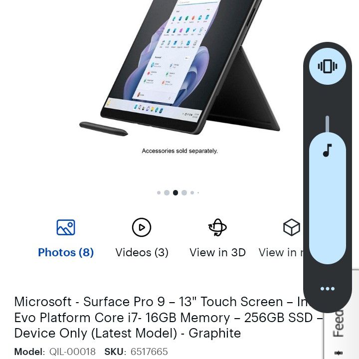 Microsoft Surface Pro 9 13 Touch-Screen Intel Evo Platform Core i7 16GB  Memory 256GB SSD Device Only (Latest Model) Graphite QIL-00018 - Best Buy