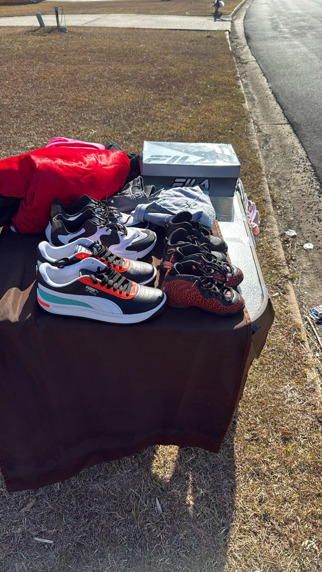 Yard Sale Toys Clothes Shoes