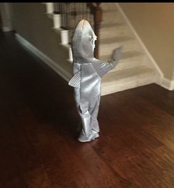 Shark costume size 2-3T