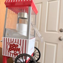 Vintage Small Popcorn Machine Nostalgia 