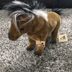 Kosen Plush Collectible Pony With Original Tags