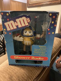 M&MS shower radio collectibles