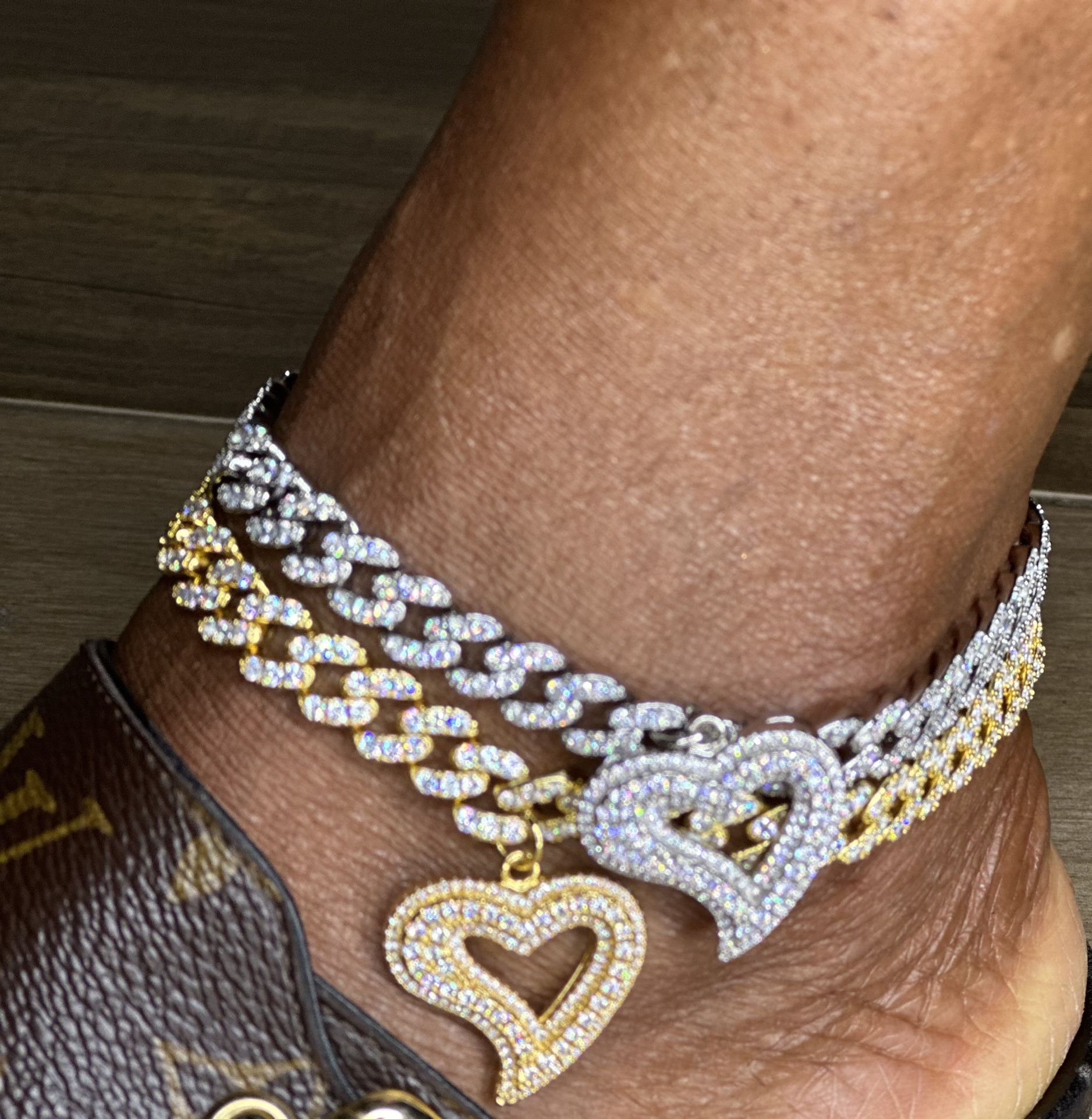 18k Gold Plated Cuban Link Anklet