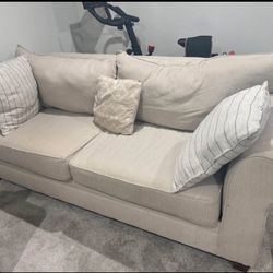 Laurel Beige Sofa & Loveseat