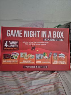 Game Night In a Box 4 Family Games