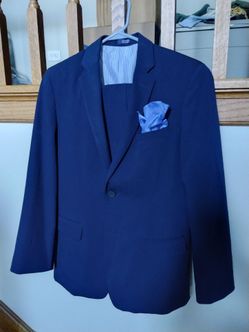 Boys blue Izod suit size 16