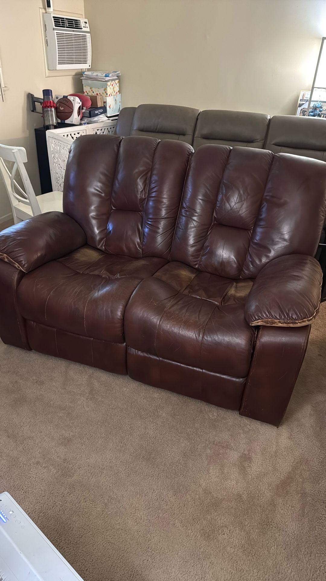 Free Leather Couch Recliner