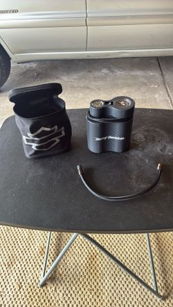 Harley Davidson Air Pump With Gauge And Light
