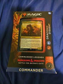 Draconic Dissent Commander's legends MTG magic The Gathering deck