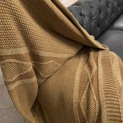 Cable Knit King Size Blanket ( $20 Each ) Excellent Condition 
