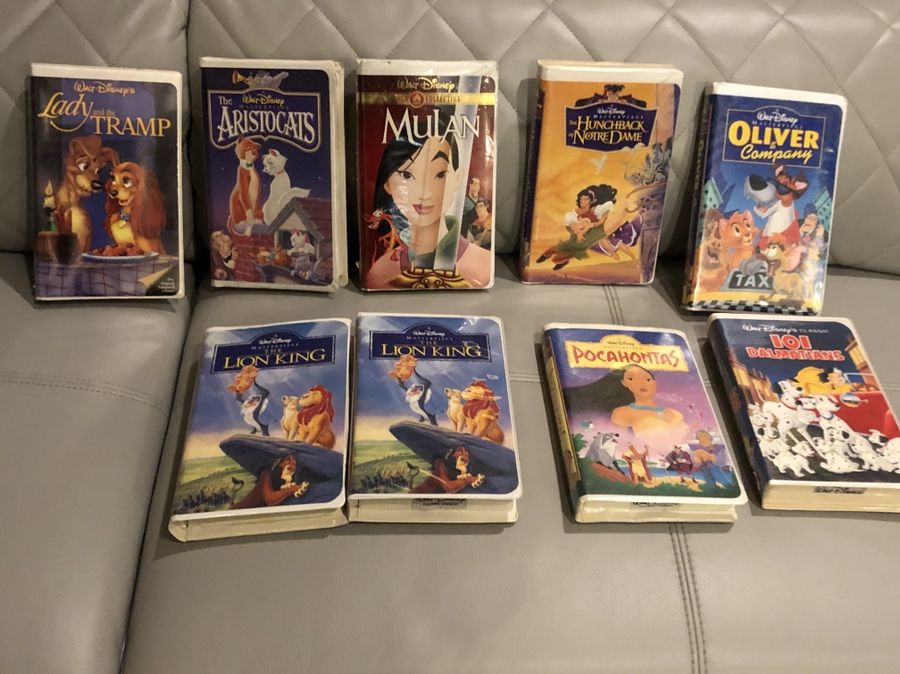 Disney Classic VHS tapes