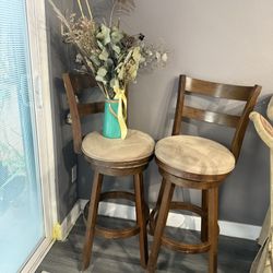 Dos Silas De Counter 