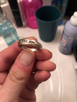 14k diamond men’s ring