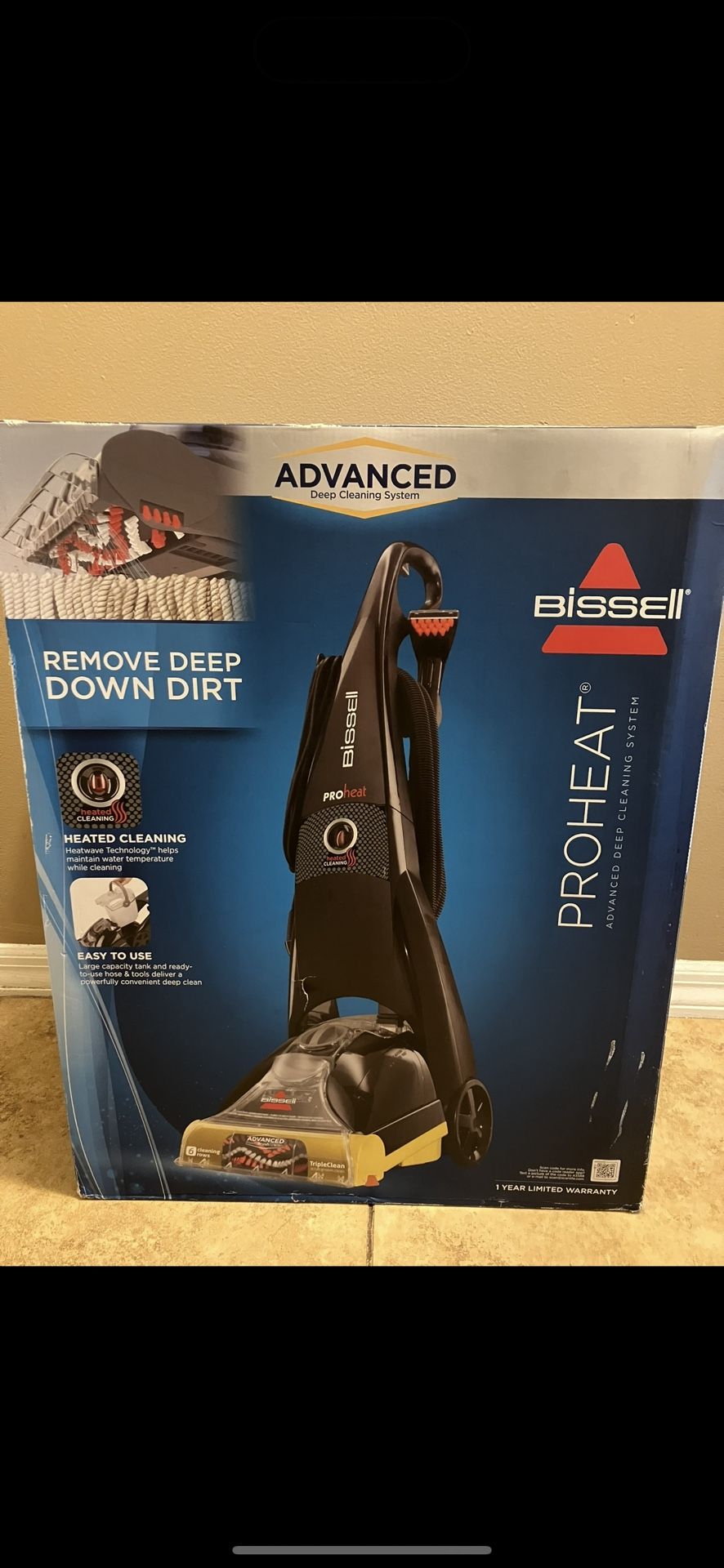 Brand New In The Box Bissell Proheat Advanced Deep Cleaning System