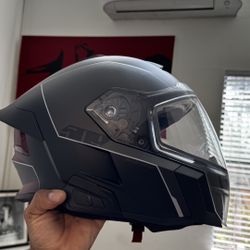 509 Mach Commander Motorcycle Helmet W with integrated Cardo Unit JPL speakers