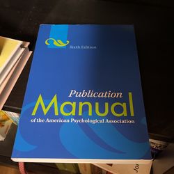 Publication Manual