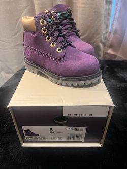 Brand new Purple Toddler Girls size 8 Timberland Boots