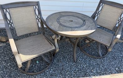 Nice patio set chair table