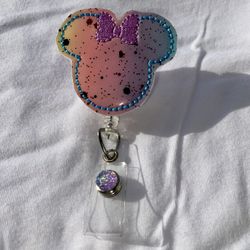 Minnie Mouse Badge Reel 