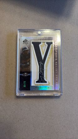 2007 SP Authentic UD by The Letter Signatures Tony Gwynn Jr. 33/75 BL-28