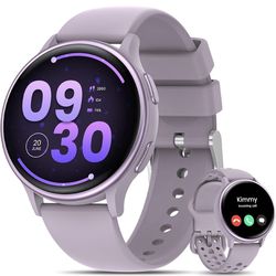 Brandnew Smart Watches for Women(Answer/Make Calls), 1.27'' AMOLED Screen Activity Trackers with Heart Rate/Sleep/SpO2 Monitor, Smartwatch for iPhone/