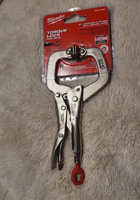 Abrazadera En C Con Mordaza Pivotante Milwaukee 