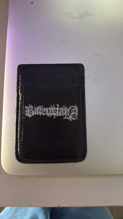 Balenciaga magnetized phone card holder