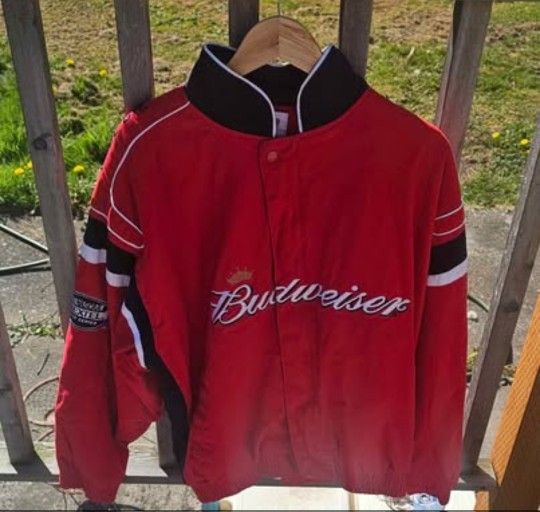 Dale Jr Budweiser jacket size XL