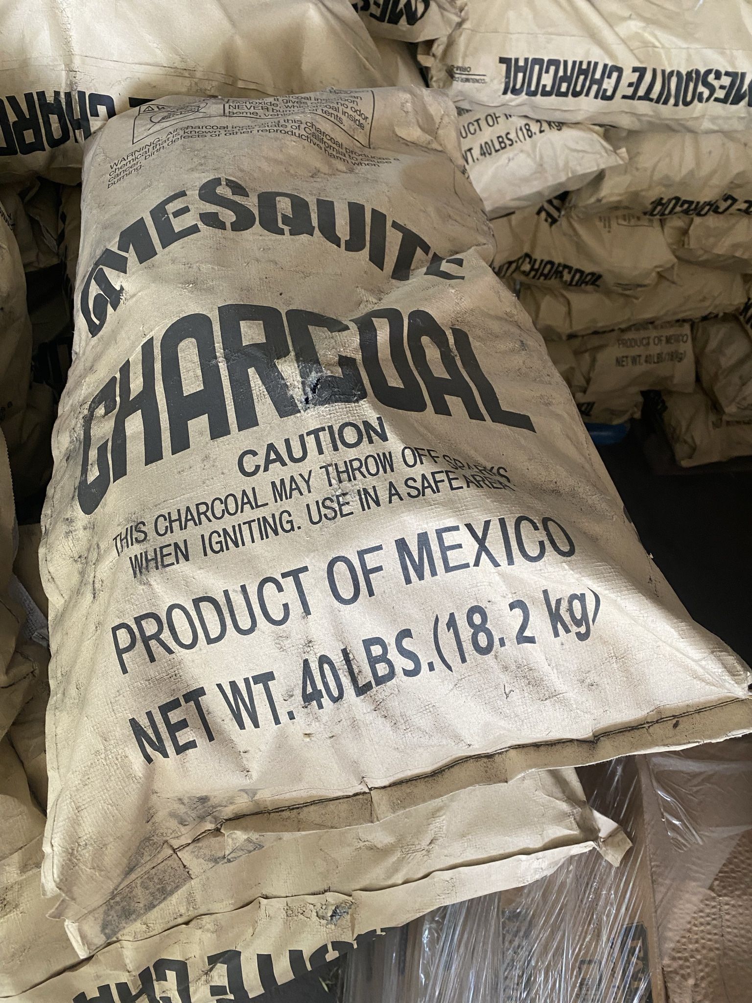 40 lb Mesquite Charcoal Bag