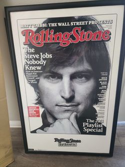 Steve Jobs Rolling Stone “Authentic” Framed Cover – 2011