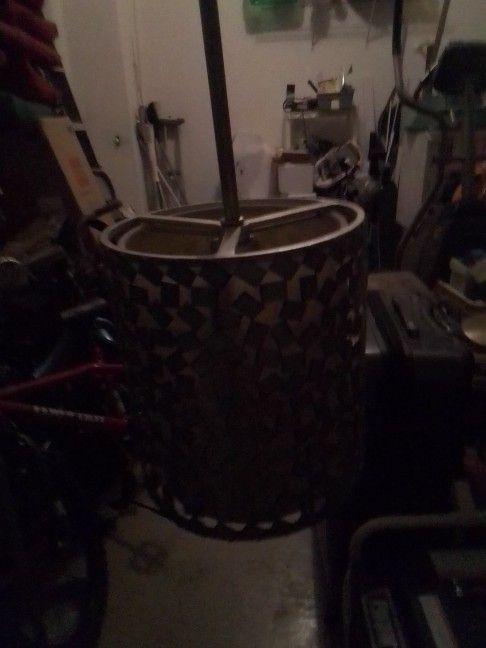 Chandelier And 2 Accent Hanging Lights 