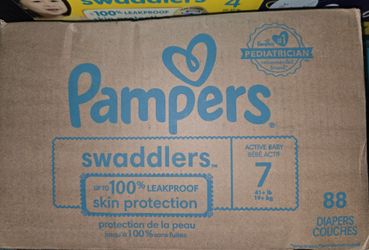 Pampers Size 7 88ct $50 Brand New Diapers
